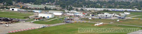 View from the air on Sunday 10 am just after the gate opening.